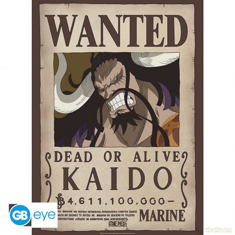 ONE PIECE - plakat Wanted Kaido (52x38)