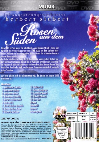 Johann Straus: Rosen Aus Dem Süden [DVD]