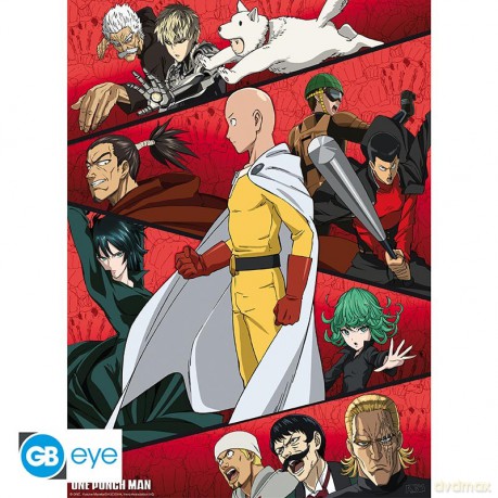 ONE PUNCH MAN - plakat Gathering of heroes (52x38)