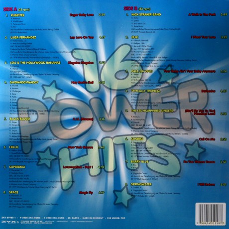 16 power hits [winyl]