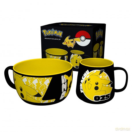 POKEMON - Breakfast Set Kubek + Bowl - Pikachu