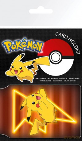 POKEMON - Card Holder - Pikachu Neon