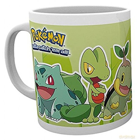 POKEMON - Kubek - 320 ml - Grass Starters box