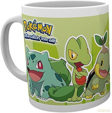 POKEMON - Kubek - 320 ml - Grass Starters box