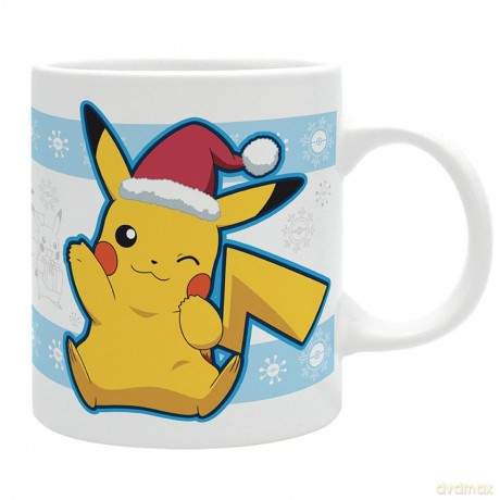 POKEMON - Kubek - 320 ml - Pikachu Santa Christmas box