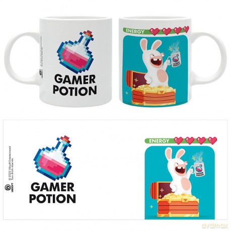 RAVING RABBIDS - Kubek 320 ml - Happy Mix - GAMER POTION