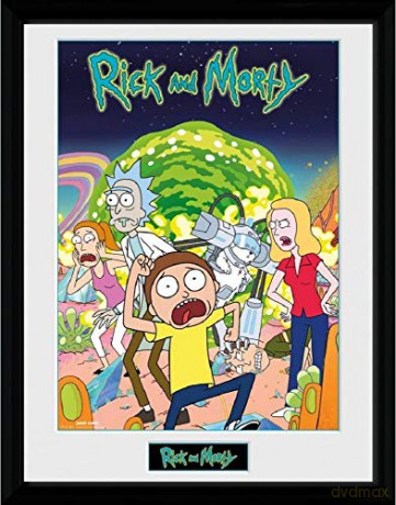 RICK AND MORTY - Framed plakat Compilation (30x40)
