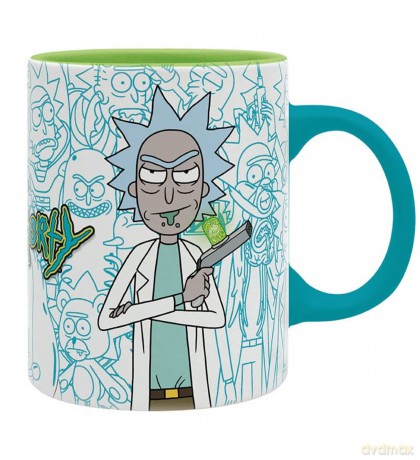 RICK AND MORTY - Kubek - 320 ml - All Ricks and Mortys - box