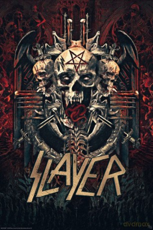 SLAYER - plakat Skullagramm roulé filmé (91.5x61)