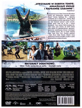Jurassic World (Park Jurajski 4) (booklet) [DVD]