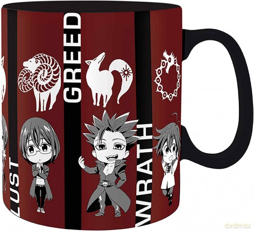 THE SEVEN DEADLY SINS - Kubek - 460 ml - Chibi sins