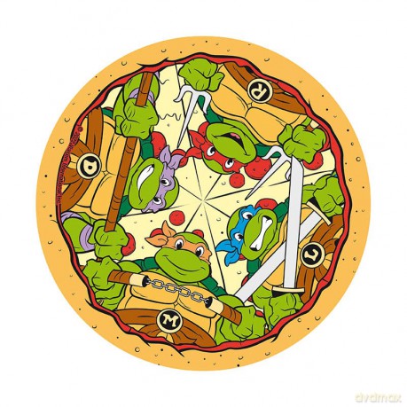 TMNT - Elastyczna podkładka pod myszkę - Pizza