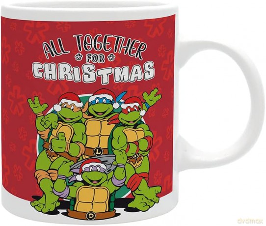 Teenage Mutant Ninja Turtles - Kubek 320 ml - ALL TOGETHER FOR CHRISTMAS