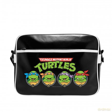 TMNT - Messenger Bag Turtles faces - Vinyl