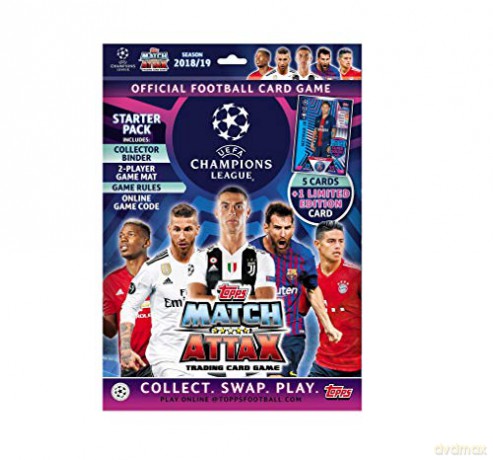 UEFA CHAMPIONS LEAGUE - Blister de 5 boosters (30 cartes) 2018-2019