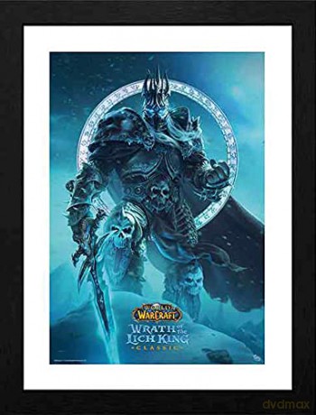 WORLD OF WARCRAFT - Framed print Lich King (30x40)