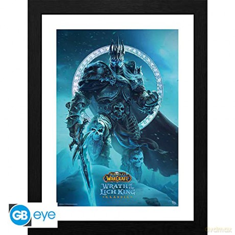 WORLD OF WARCRAFT - Framed print Lich King (30x40)