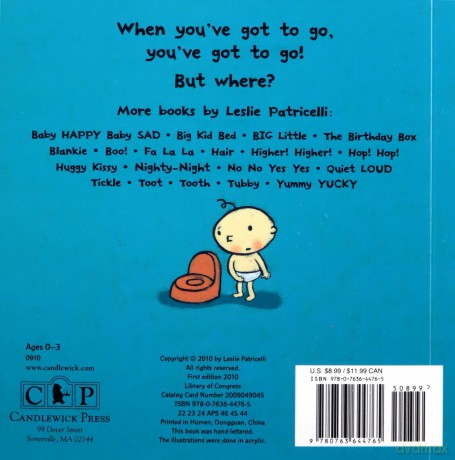 Potty (Leslie Patricelli Board Books) - Leslie Patricelli [KSIĄŻKA]