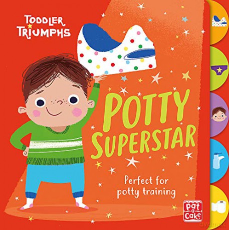 Potty Superstar: A potty training book for boys - Pat-a-Cake [KSIĄŻKA]