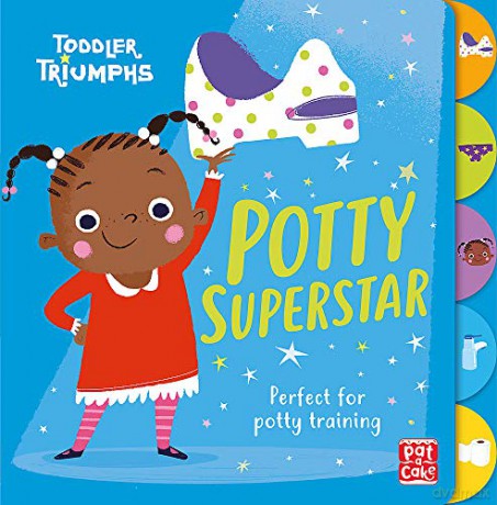Potty Superstar: A potty training book for girls - Pat-a-Cake [KSIĄŻKA]