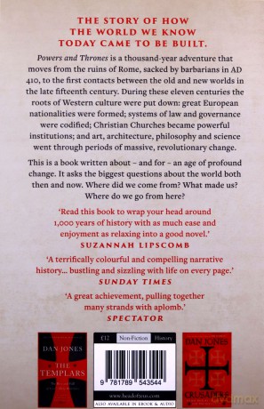 Powers and Thrones: A New History of the Middle Ages - Dan Jones [KSIĄŻKA]