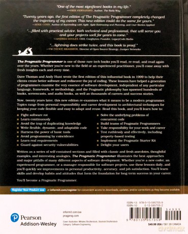 Pragmatic Programmer, The: Your journey to mastery, 20th Anniversary Edition - David Thomas [KSIĄŻKA]