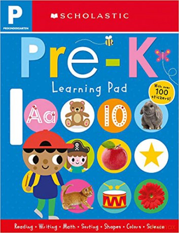 Pre-K Learning Pad: Scholastic Early Learners (Learning Pad): Reading-Writing-Math-Sorting-Shapes-Colors-Science - Scholastic [KSIĄŻKA]