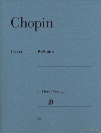 Preludes - Piano - (HN 882): Urtext mit Fingersatz - Frédéric Chopin [KSIĄŻKA]
