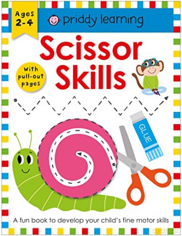 Priddy Learning: Scissor Skills: A Fun Book To Develop Your Child's Fine Motor Skills - Roger Priddy [KSIĄŻKA]