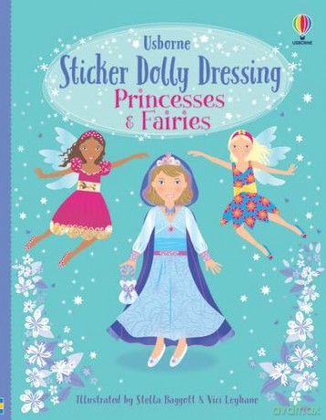 Princesses and Fairies (Sticker Dolly Dressing) - Fiona Watt [KSIĄŻKA]