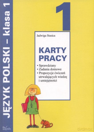 Karty pracy Język polski - klasa 1 [KSIĄŻKA]
