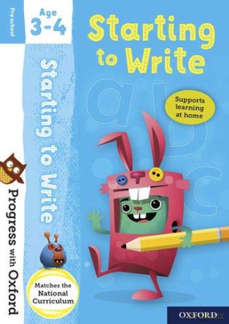 Progress with Oxford: Starting to Write Age 3-4: 1 - Sarah Snashall [KSIĄŻKA]