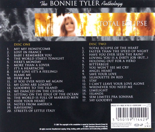 Bonnie Tyler: Total Eclipse [2CD]