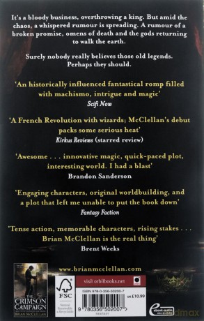 Promise of Blood: Book 1 in the Powder Mage trilogy - Brian McClellan [KSIĄŻKA]