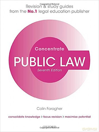 Public Law Concentrate: Law Revision and Study Guide - Colin Faragher [KSIĄŻKA]