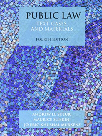Public Law: Text, Cases, and Materials - Andrew Le Sueur [KSIĄŻKA]