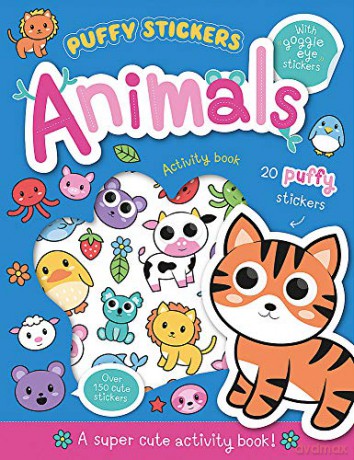 Puffy Sticker Animals: 1 (Wobbly-Eye Puffy Sticker Activity) - Connie Isaacs [KSIĄŻKA]