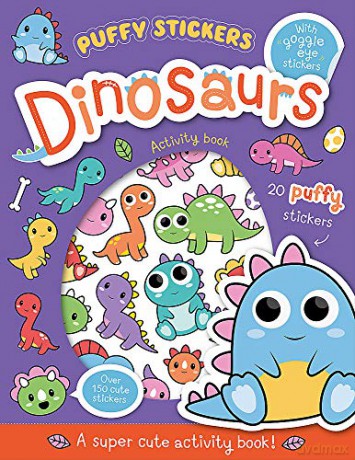 Puffy Sticker Dinosaurs: 1 (Wobbly-Eye Puffy Sticker Activity) - Imagine That [KSIĄŻKA]