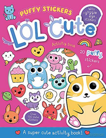 Puffy Sticker LOL Cute: 1 (Wobbly-Eye Puffy Sticker Activity) - Connie Isaacs [KSIĄŻKA]