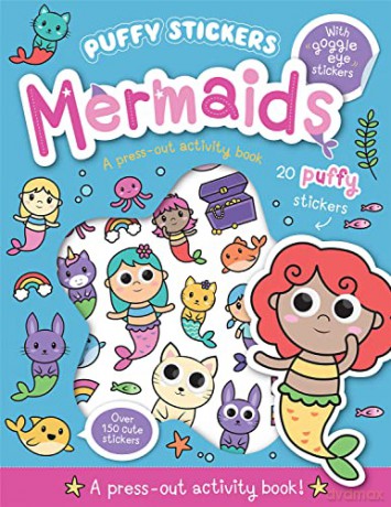 Puffy Sticker Mermaids (Wobbly-Eye Puffy Sticker Activity) - Imagine That [KSIĄŻKA]