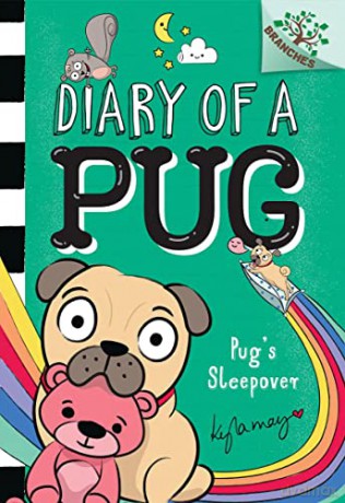 Pug's Sleepover: A Branches Book (Diary of a Pug #6) - Kyla May [KSIĄŻKA]