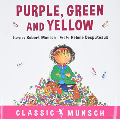 Purple, Green and Yellow (Classic Munsch) - Robert Munsch [KSIĄŻKA]