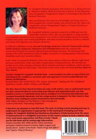 Put Your Heart in Your Mouth: Natural Treatment for Atherosclerosis, Angina, Heart Attack, High Blood Pressure, Stroke, Arrhythmia, Peripheral Vascular Disease - Dr. Natasha Campbell-McBride MD. MMedSci [KSIĄŻKA]