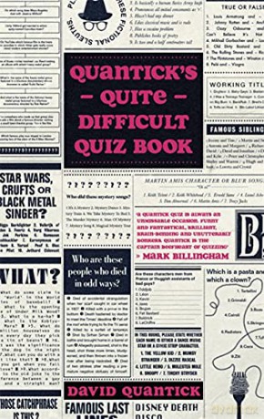 Quantick's Quite Difficult Quiz Book - David Quantick [KSIĄŻKA]