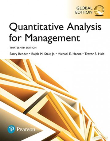 Quantitative Analysis for Management, Global Edition - Barry Render [KSIĄŻKA]