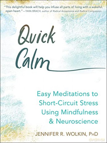 Quick Calm: Easy Meditations to Short Circuit Stress Using Mindfulness and Neuroscience - Jennifer Wolkin [KSIĄŻKA]