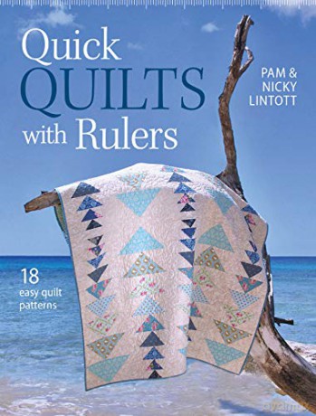 Quick Quilts with Rulers: 18 easy quilt patterns - Pam Lintott [KSIĄŻKA]