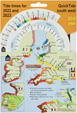 QuickTide south west 2022 2023: Tide times for 2022 and 2023 23rd year (QuickTide (or mis-spelled Quick Tide)) [KSIĄŻKA]