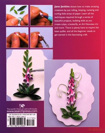 Quilling: Techniques and Inspiration: Re-issue (Search Press Classics), White, 204mm x 260mm, 9781782212065 - Jane Jenkins [KSIĄŻKA]