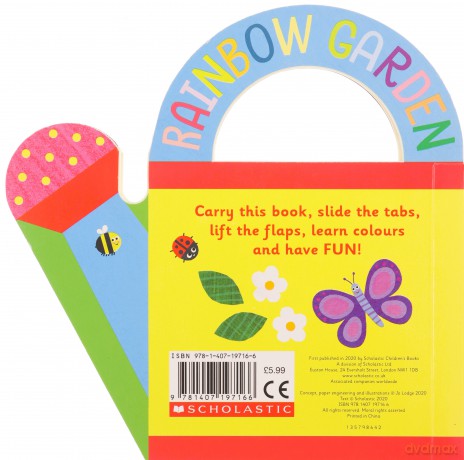 Rainbow Garden: a board book with carry handle: 1 (Carry Me) - Jo Lodge [KSIĄŻKA]